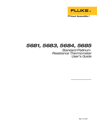 Thumbnail of document Manual - 5681 / 5683 /Quartz-Sheath Standard Platinum Resistance Thermometer